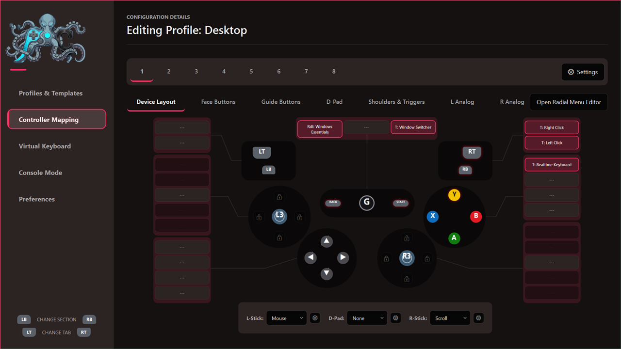 Mapping Editor